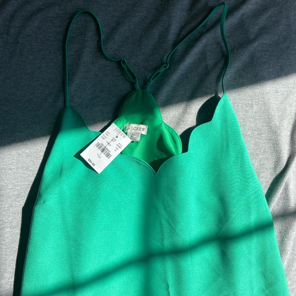J Crew tank top, scalloped size 10 - Picture 3 of 5